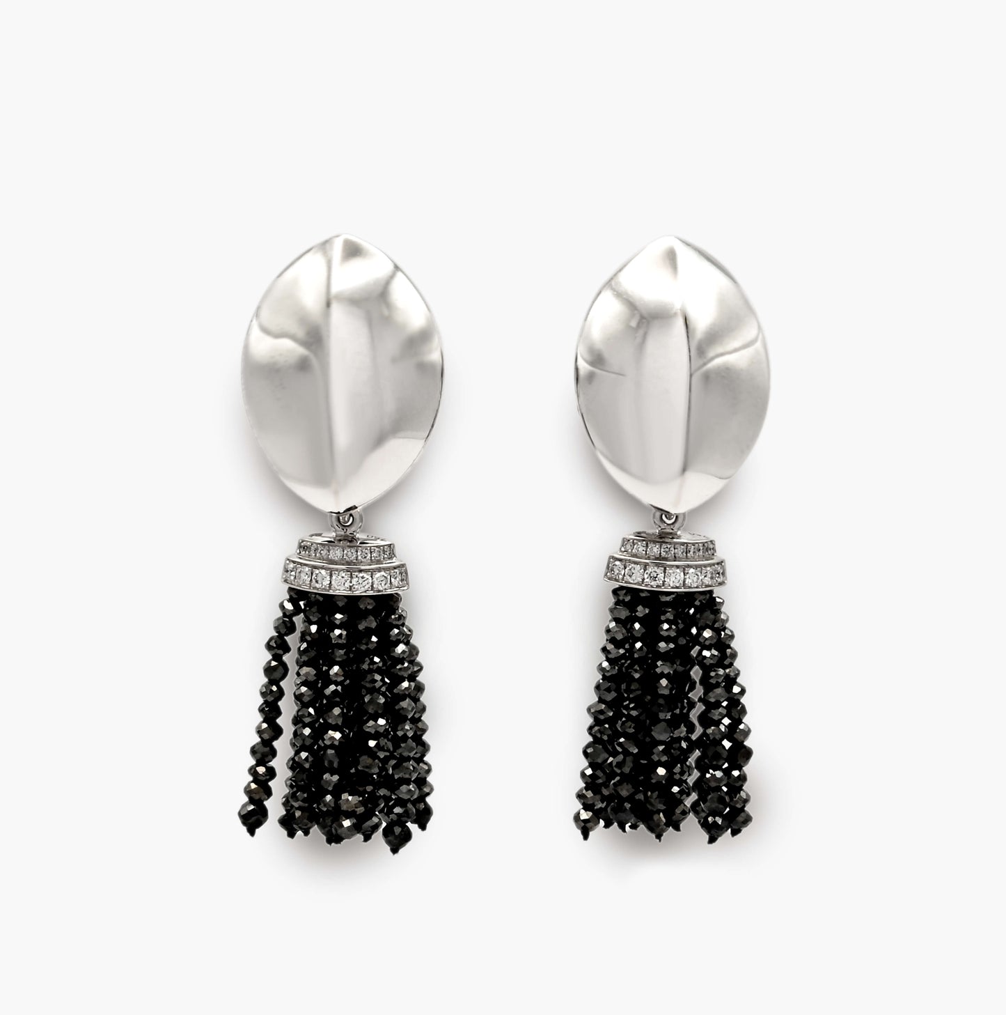 Diamantzottel Weissgold – Schwarze Diamanten