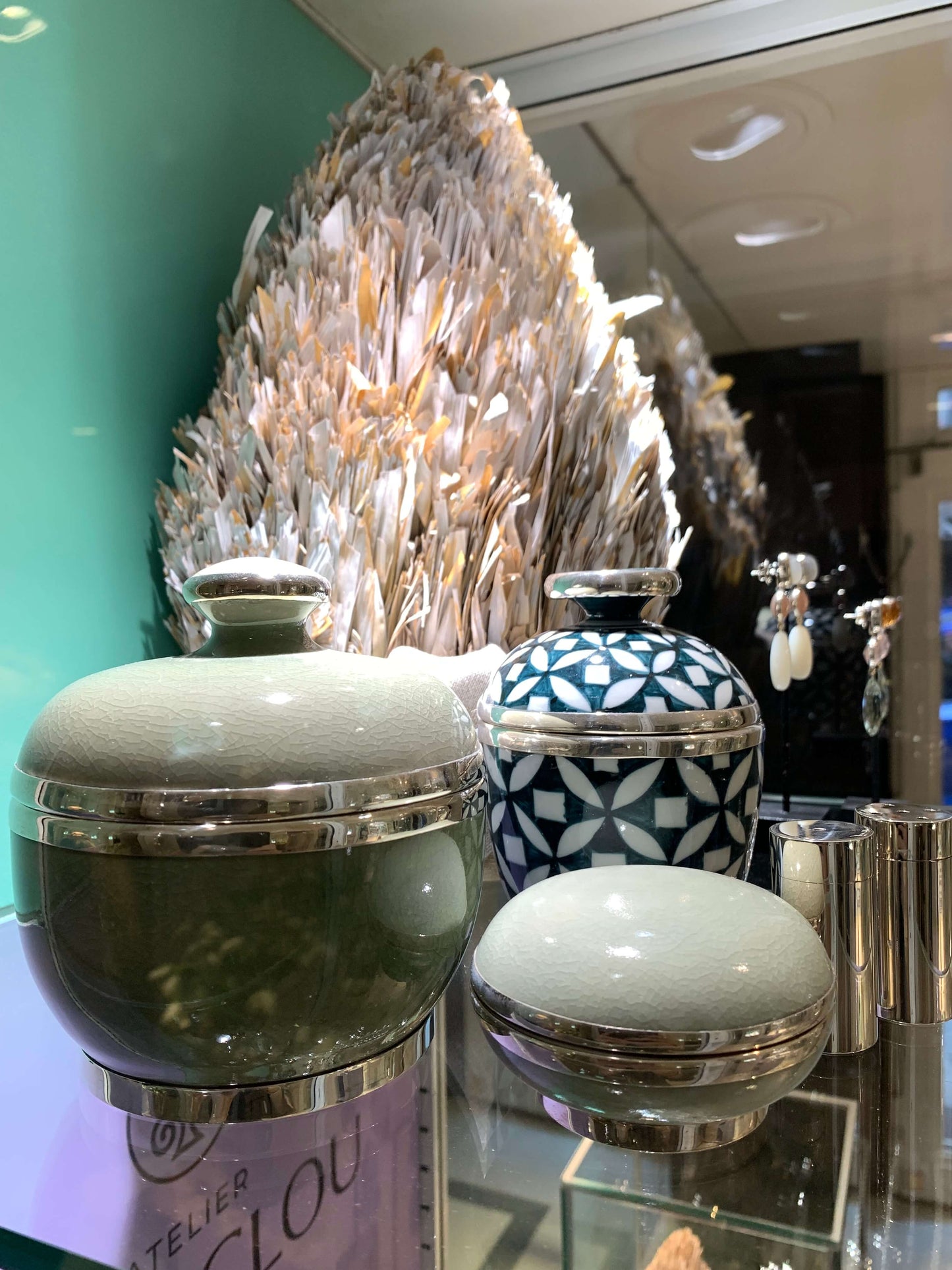 Boîte en porcelaine fantaisie