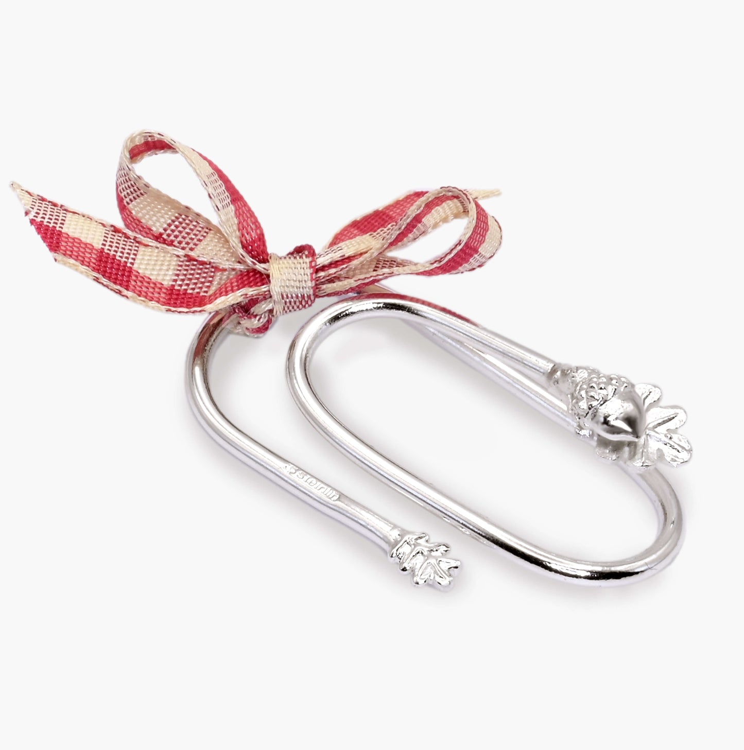 Pince gland -plaquée argent-