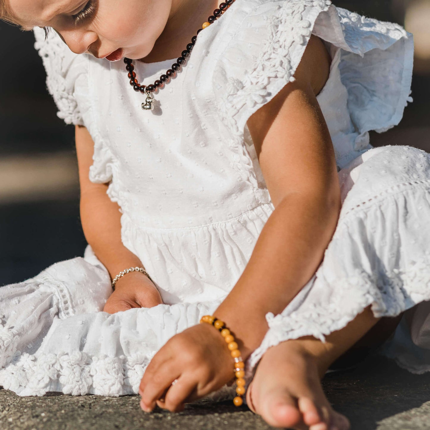 Bracelet enfant Little Amber Jaune