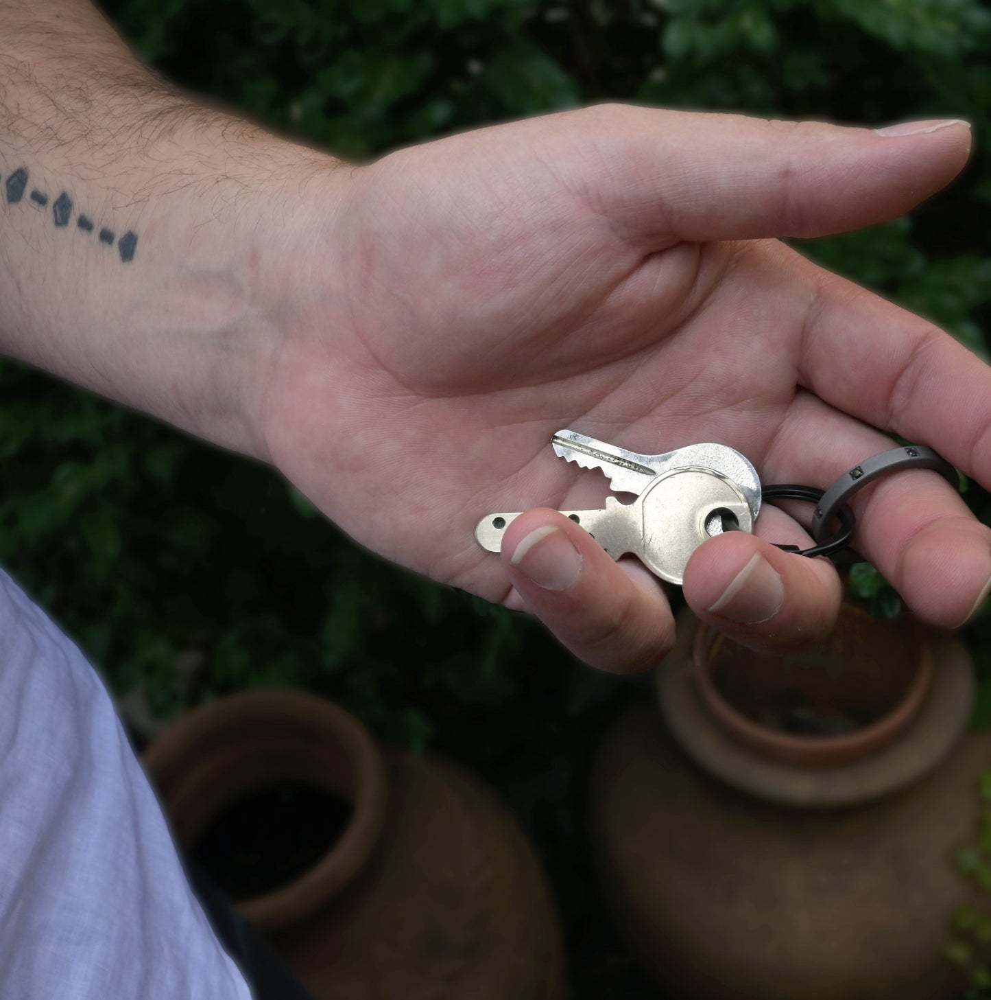 Porte-clés en titane