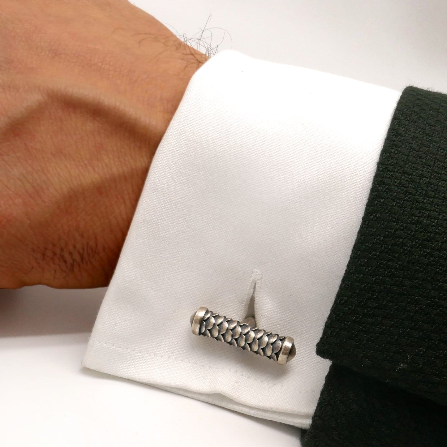 Koi II Silber Manschettenknöpfe I STEINLINS