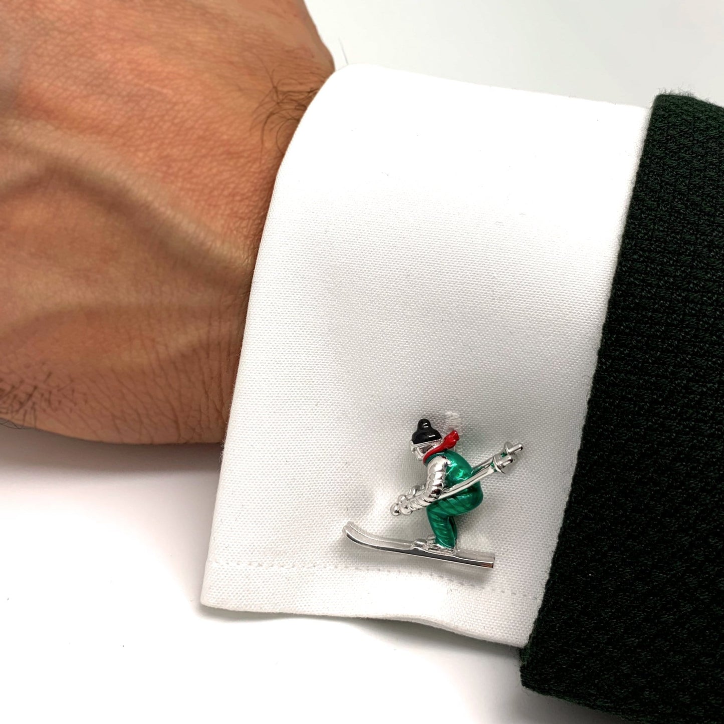 Skifahrer Manschettenknöpfe Overall I STEINLINS