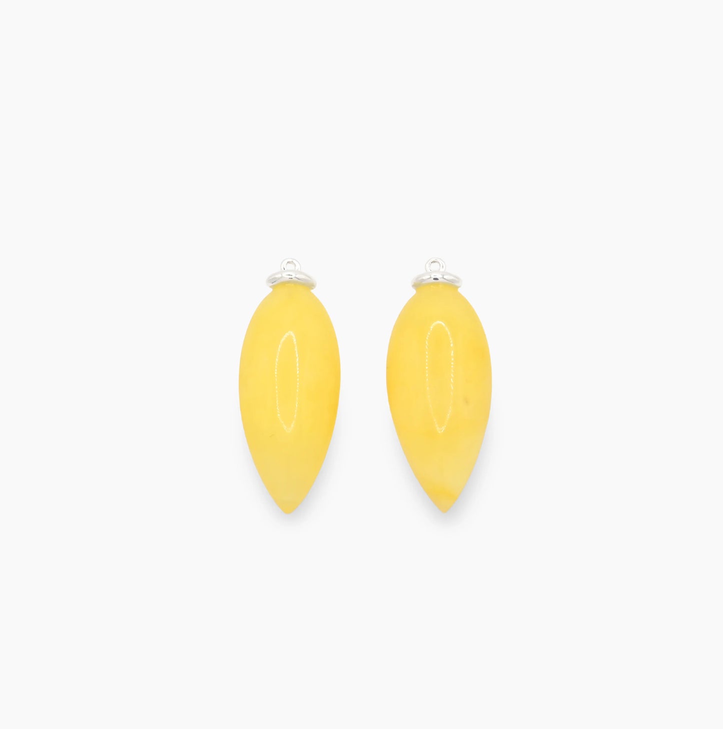 Pendentif Ambre Jaune