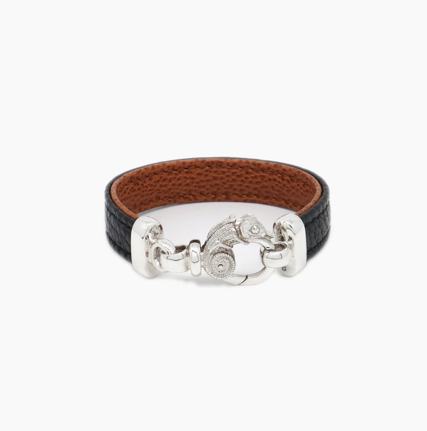 Leather bracelet chameleon