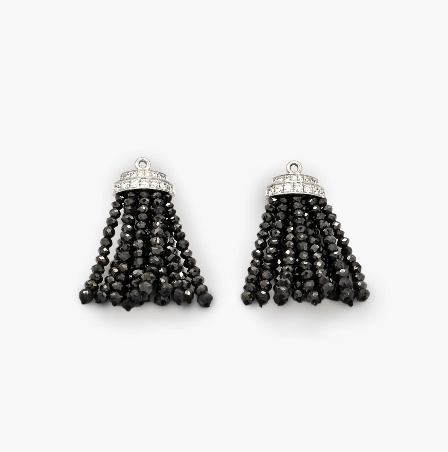 Diamantzottel Weissgold – Schwarze Diamanten