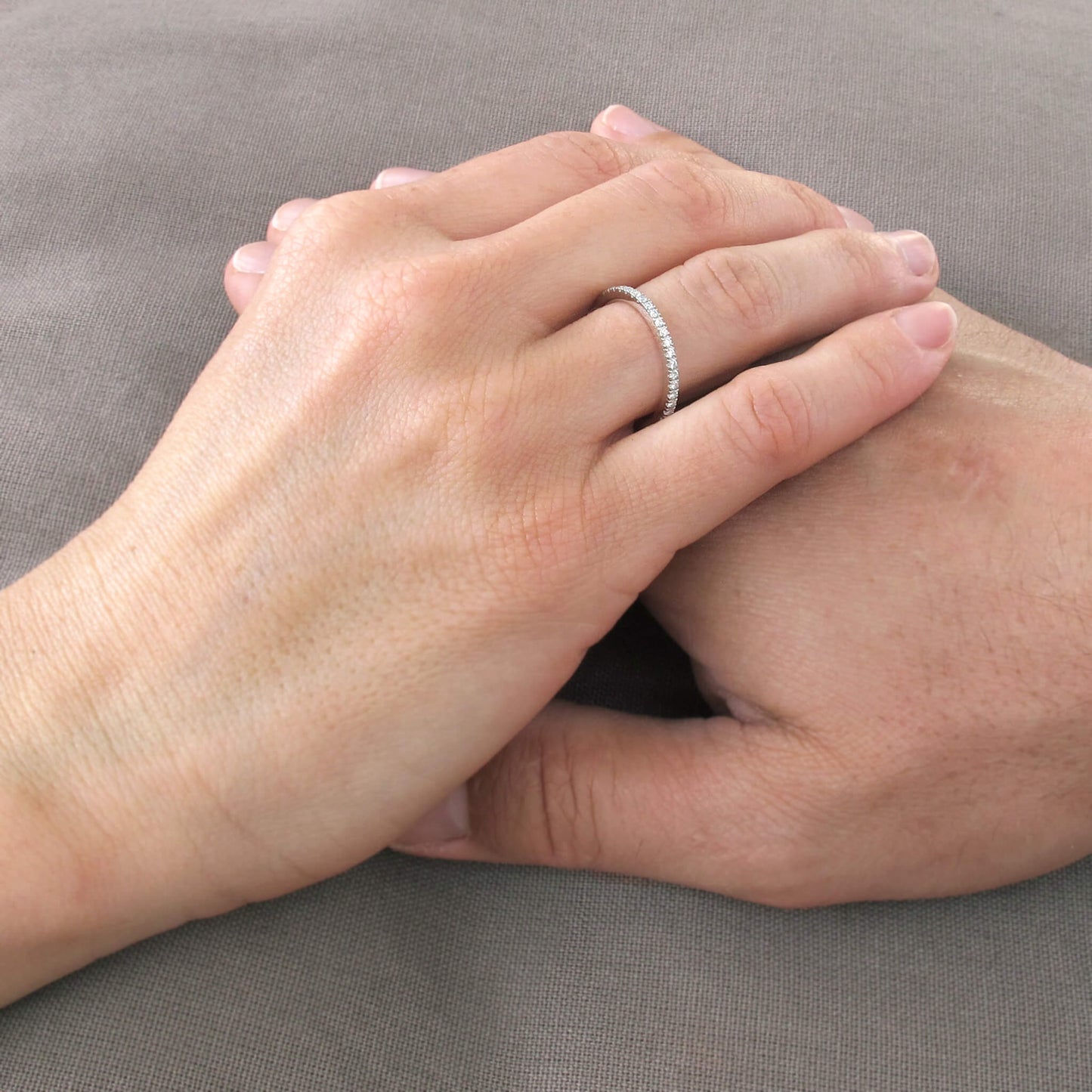 Diamantring Alliance Weissgold