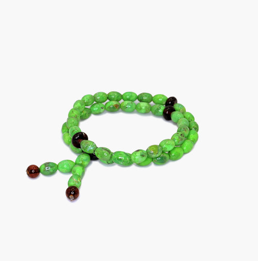 Bracelet turquoise verte