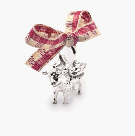 Pendant dream sheep -silver plated-
