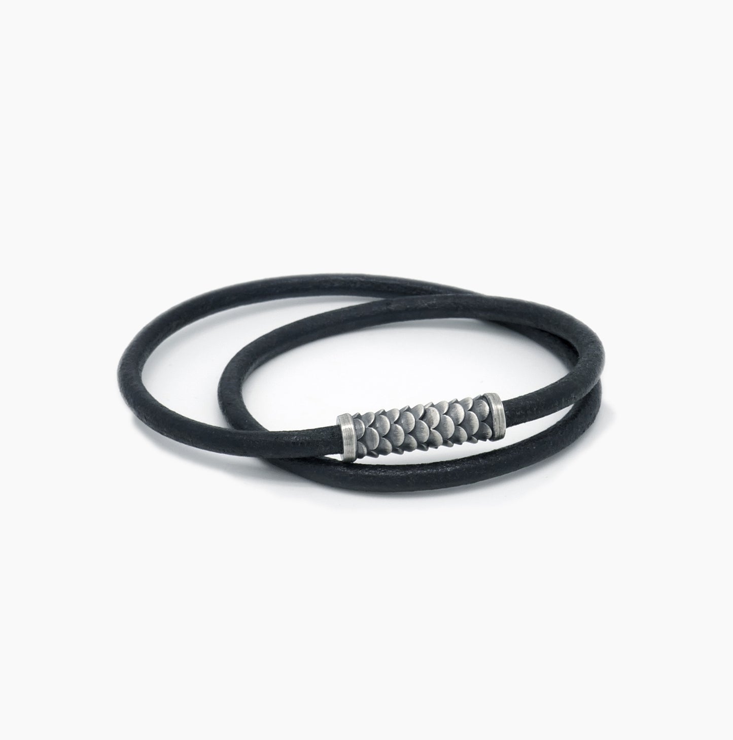Leather bracelet Koi Tube