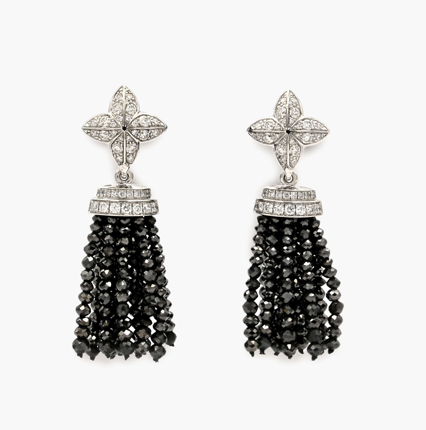 Diamantzottel Weissgold – Schwarze Diamanten