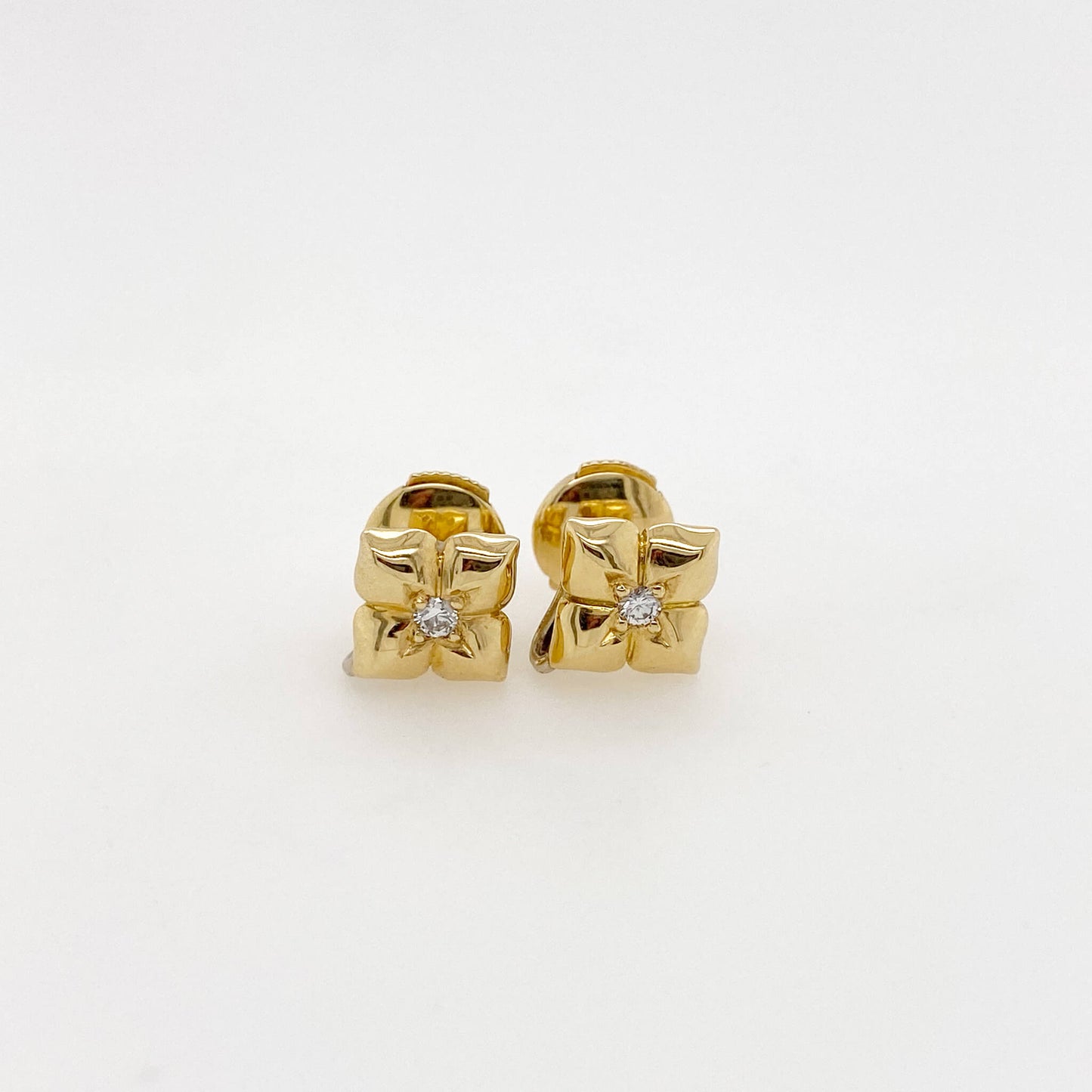 Boucles d'oreilles à tige plaquées or Lilly