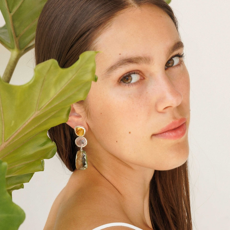 Ohrstecker Candy Citrin