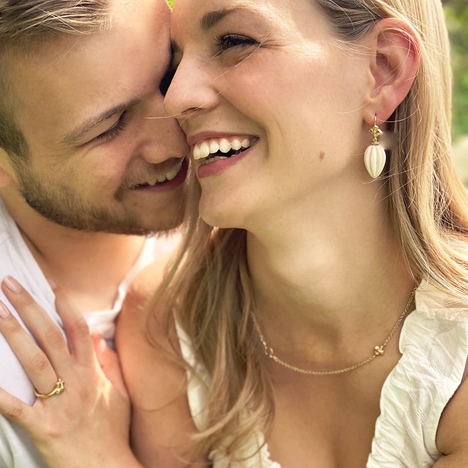 Lilly Ohrhänger 18 Karat vergoldet I STEINLINS